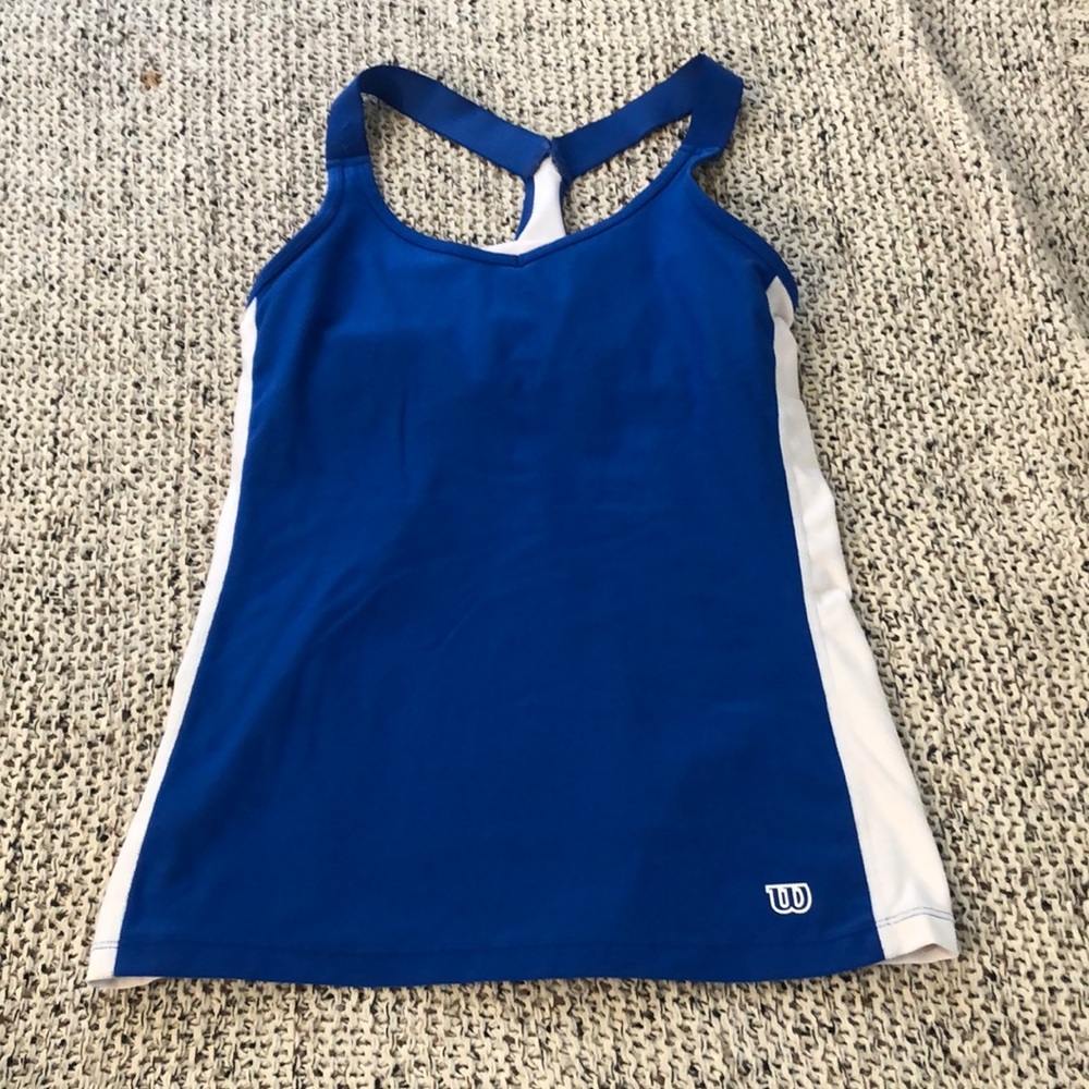 Blue Tennis Top